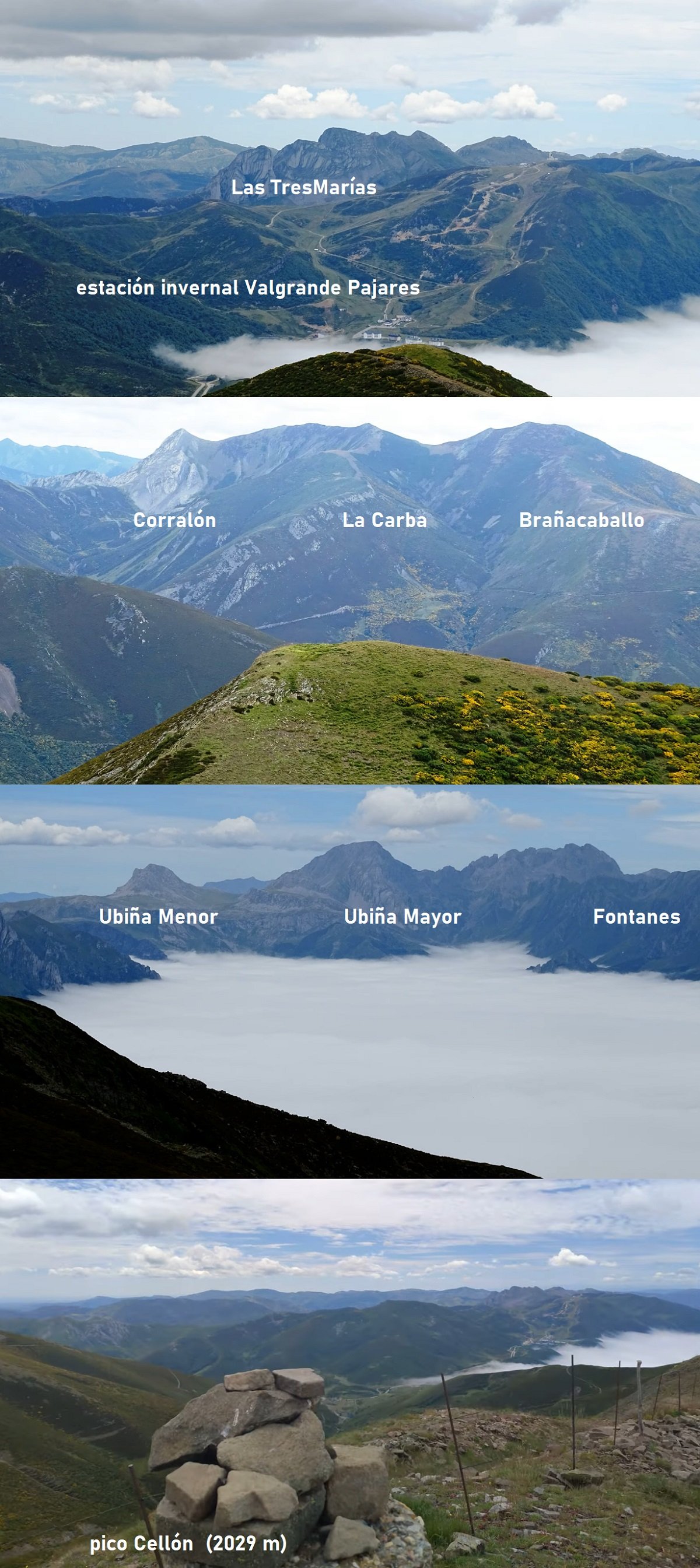 cima del pico Cellón