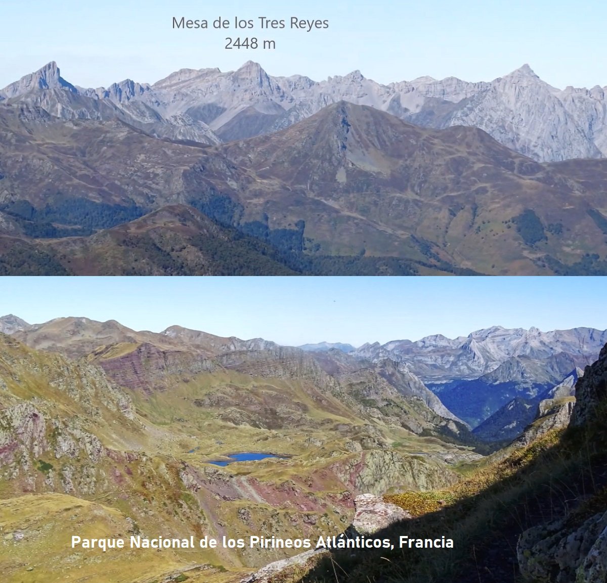 Vistas desde el pico de los Monjes