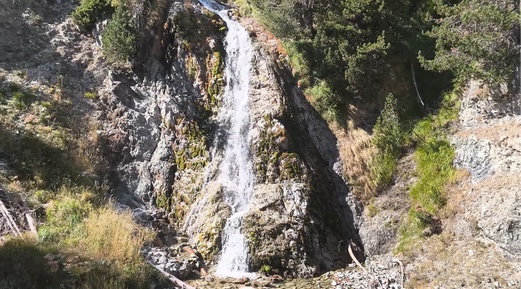 barranco de Ordicuso, cascada de Argualás