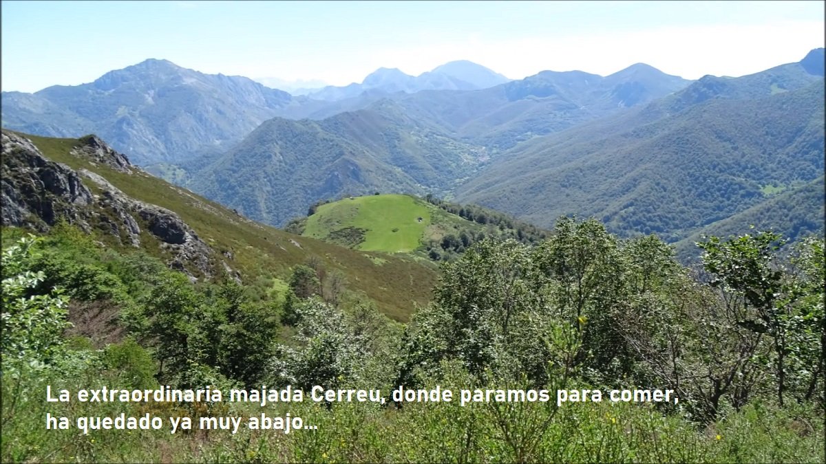 la mancha verde de majada Cerreu muy abajo