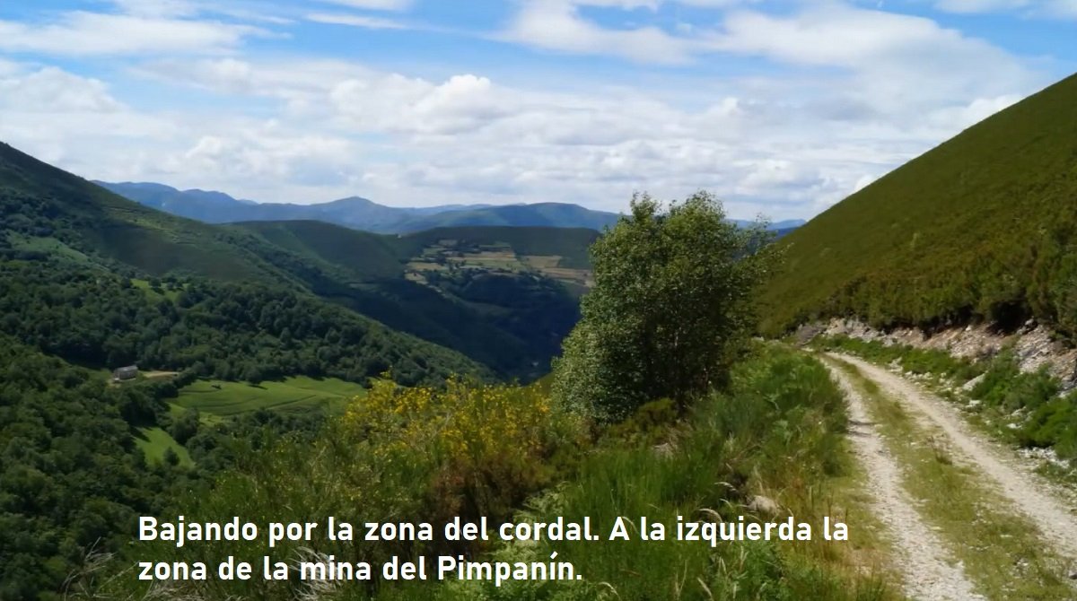 camino sobre el reguero del Rebollaz