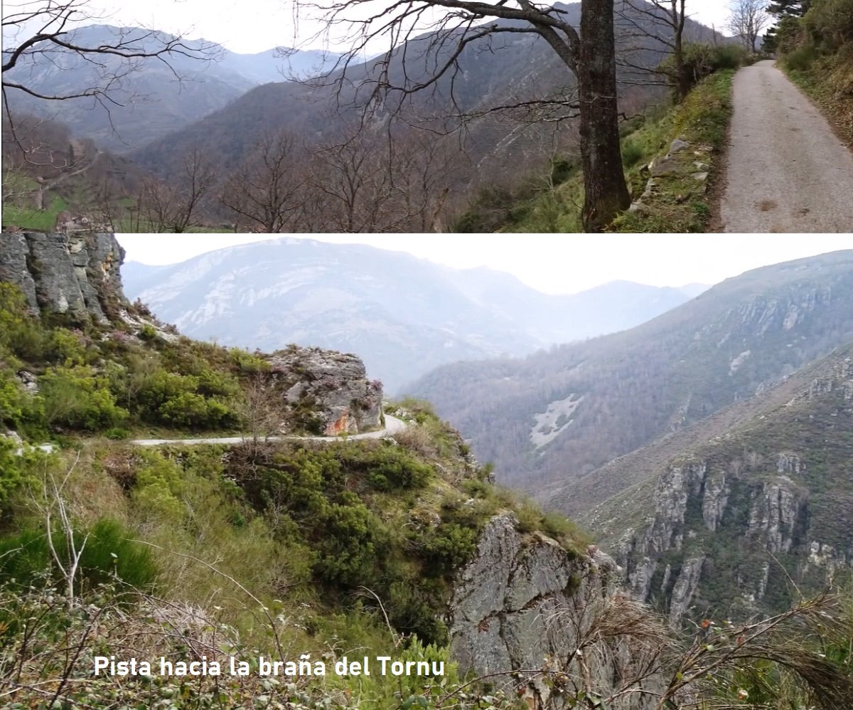 pista sobre el valle de Cormichán