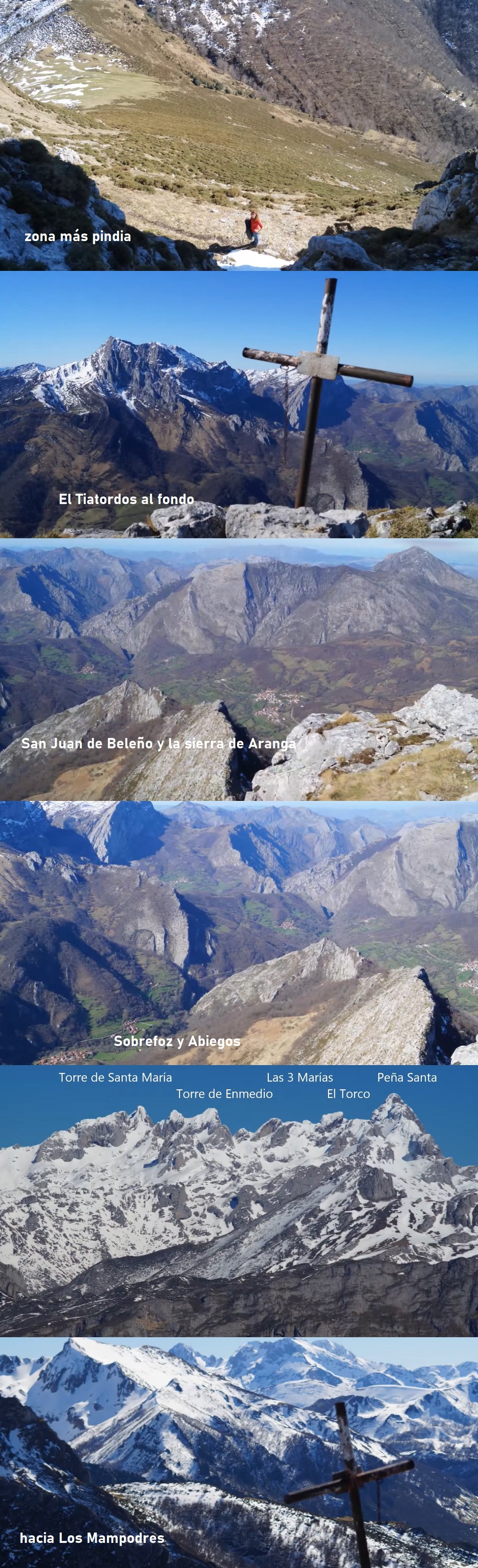 cima del Recuencu, Ponga