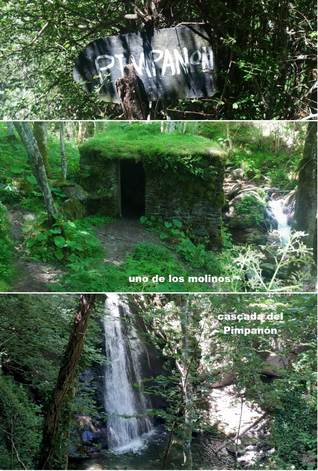 molinos y cascada del Pimpanón