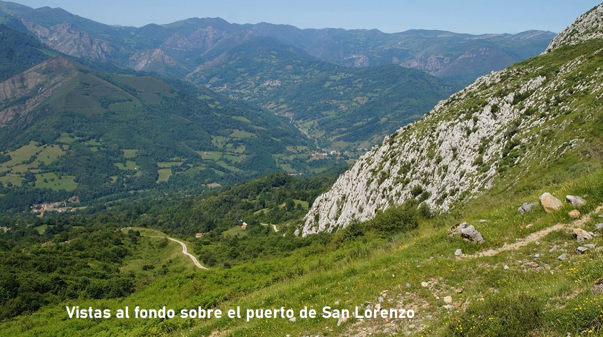 puerto de San Lorenzo, y parte del valle de Taxa