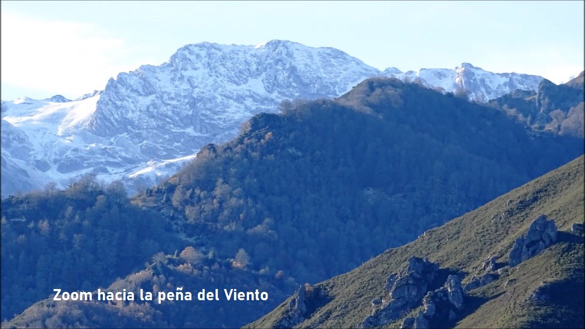 Zoom hacia la peña del Viento